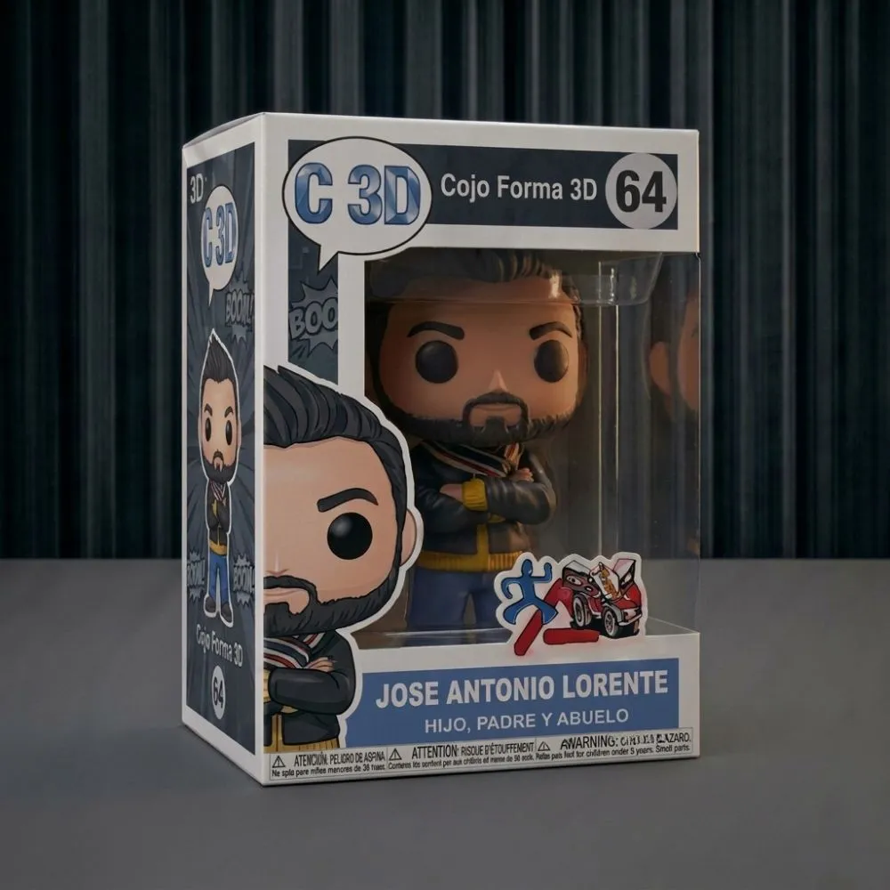 Funko personalizado 3D. Cojo Forma 3D