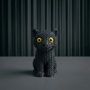 Peluche pantera impresión 3d