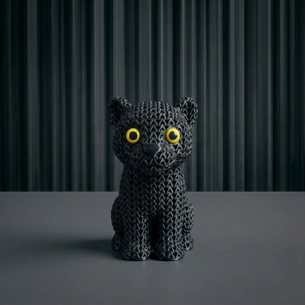 Figura pantera impresión 3d