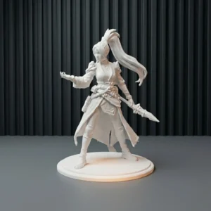 Figura coleccionable de Sage, personaje de Valorant, en 3D
