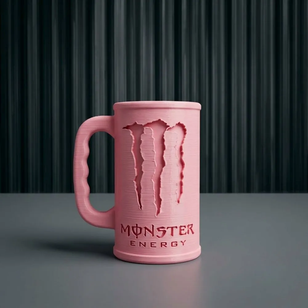 figura taza monster impresion 3d