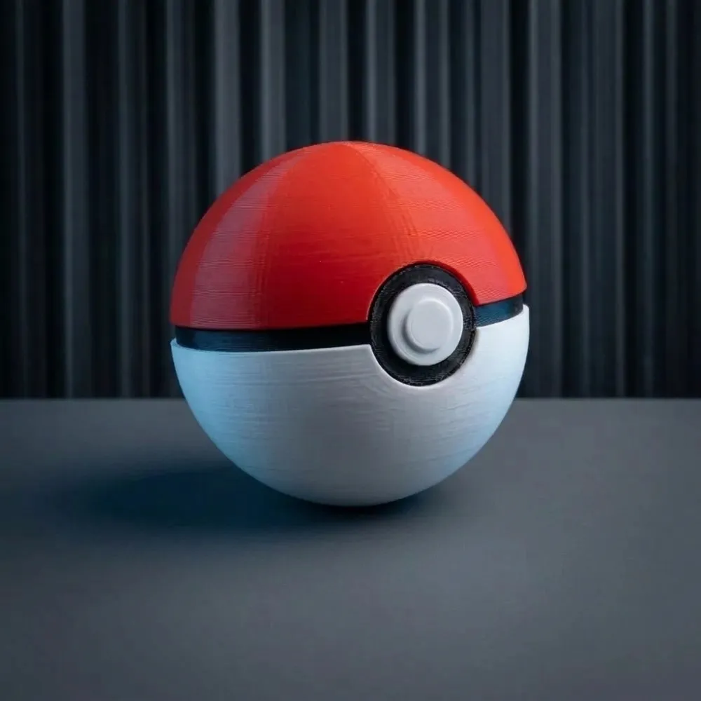 Réplica de Pokéball impresa en 3D