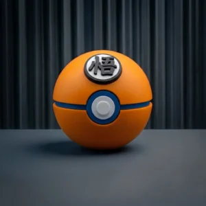 Pokéball impresa en 3D con diseño de Dragon Ball