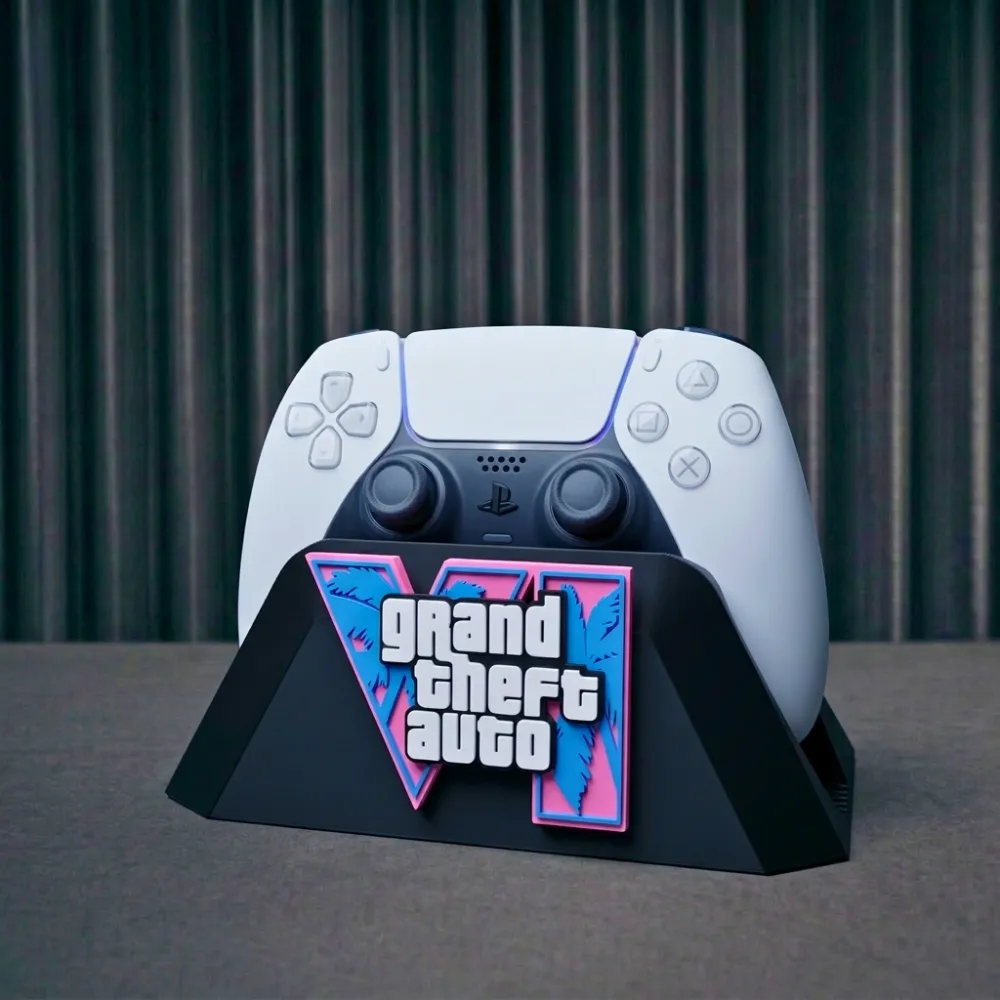 Soporte GTA VI con estación para Mando Ps5